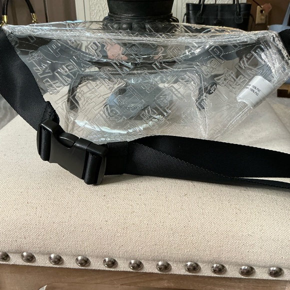 PINK Victoria's Secret Clear Belt Bag with Black Accents - Picture 8 of 9